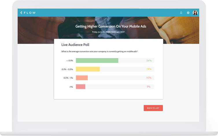 Boost audience interaction