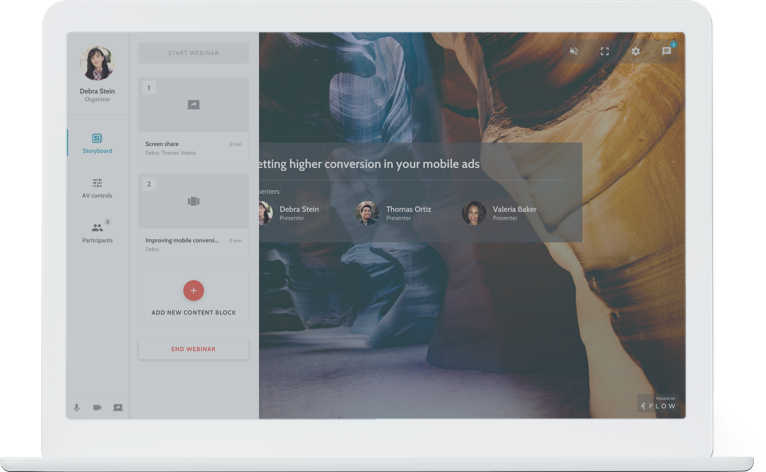 Prepare Better Webinars Using the Industry’s First Smart Storyboard